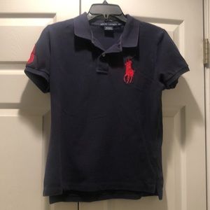 Polo Ralph Lauren Big Pony Polo blue with red polo pony